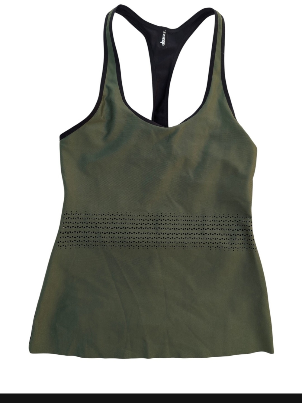 ultracor Olive Green Racerback Tank Top